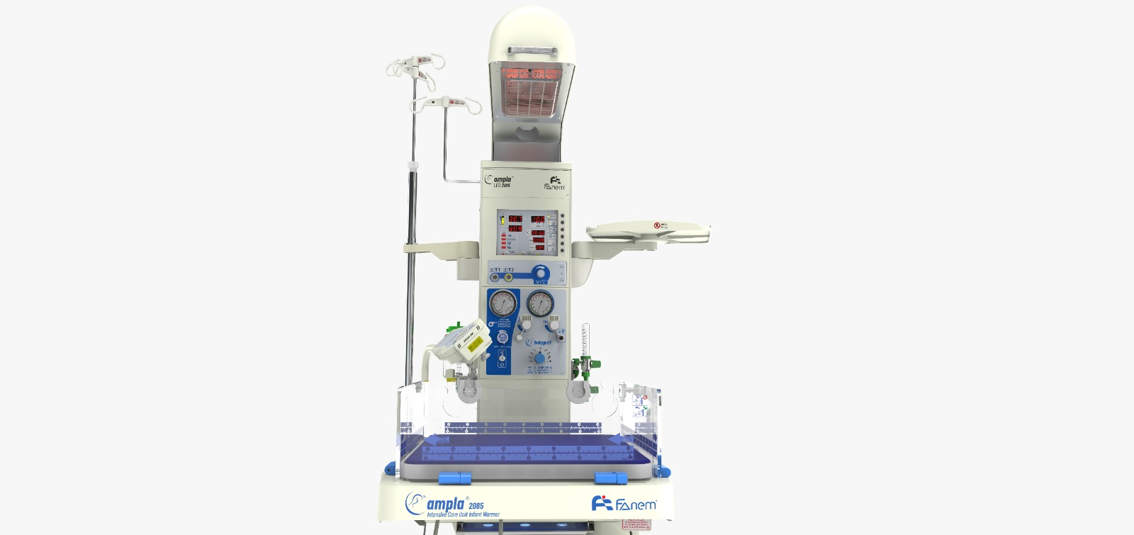 Berço aquecido para a Pediatria
