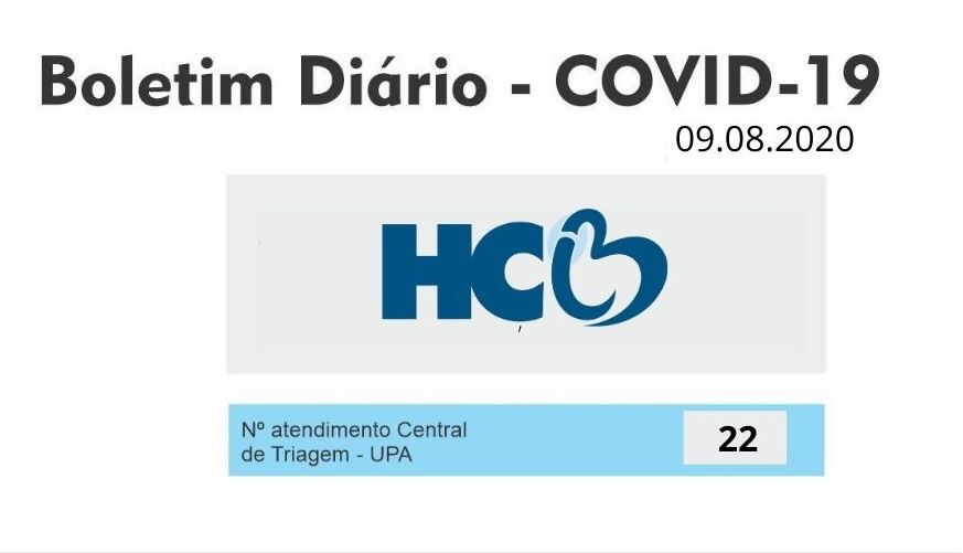 Boletim Diário - Área de Isolamento Respiratório COVID-19