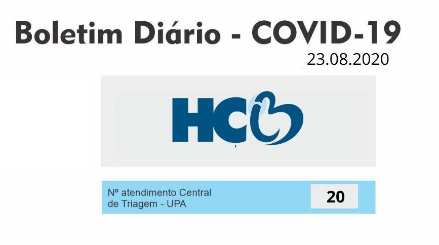 Boletim Diário - Área de Isolamento Respiratório COVID-19