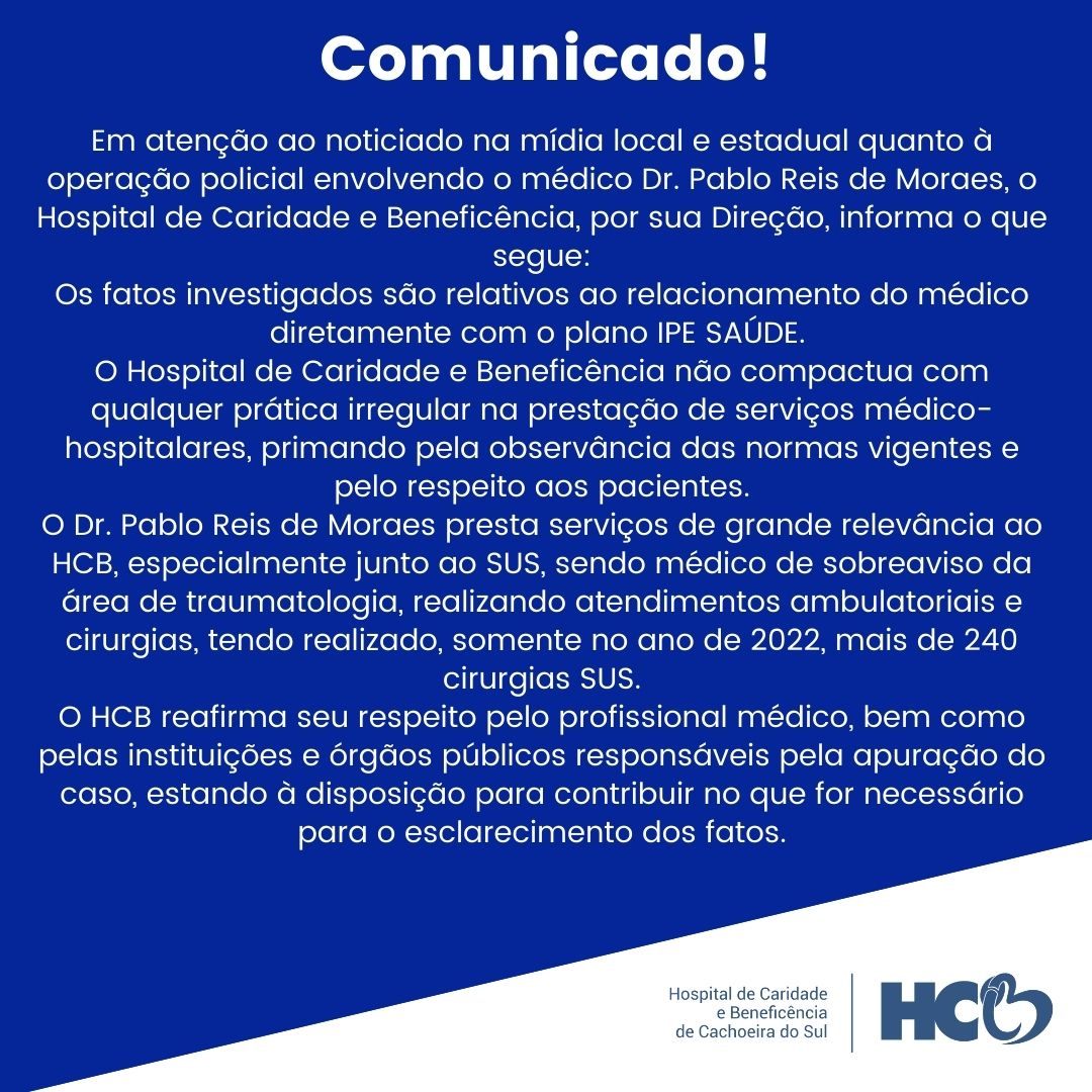 COMUNICADO