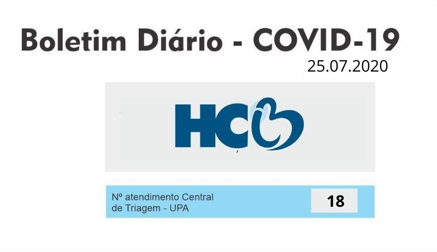 Boletim Diário - Área de Isolamento Respiratório COVID-19