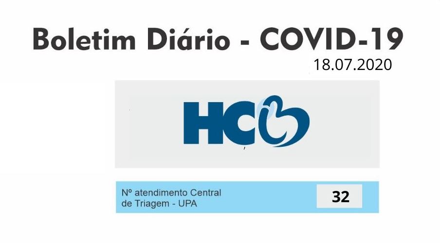 Boletim Diário - Área de Isolamento Respiratório COVID-19 COVID-19