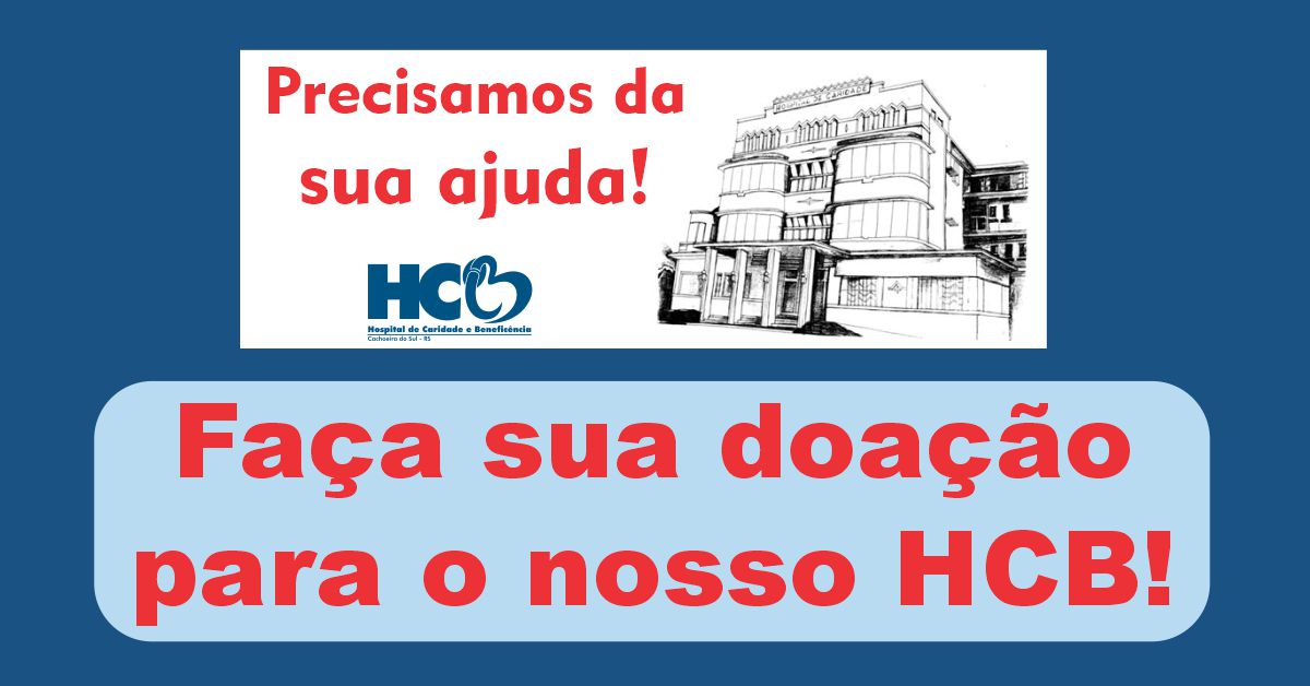 HCB divulga valor arrecadado na campanha para o enfrentamento do novo coronavírus.