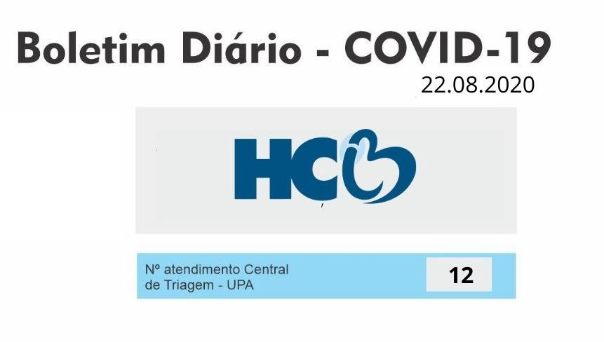 Boletim Diário - Área de Isolamento Respiratório COVID-19
