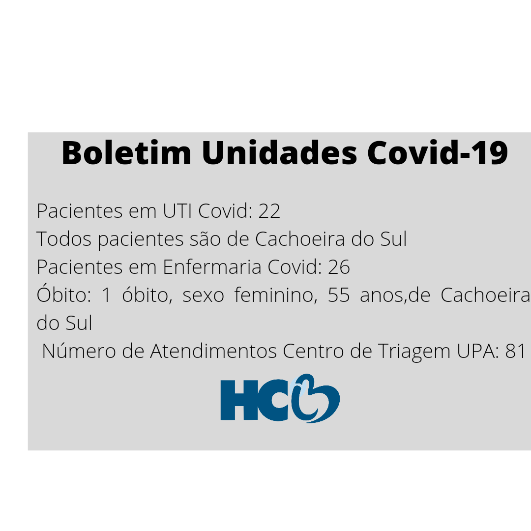 Boletim Diário Covid - HCB