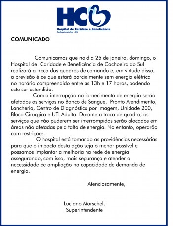 COMUNICADO